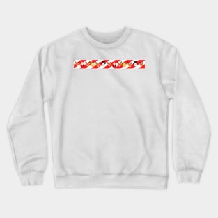 Santa and Friends Pattern Crewneck Sweatshirt